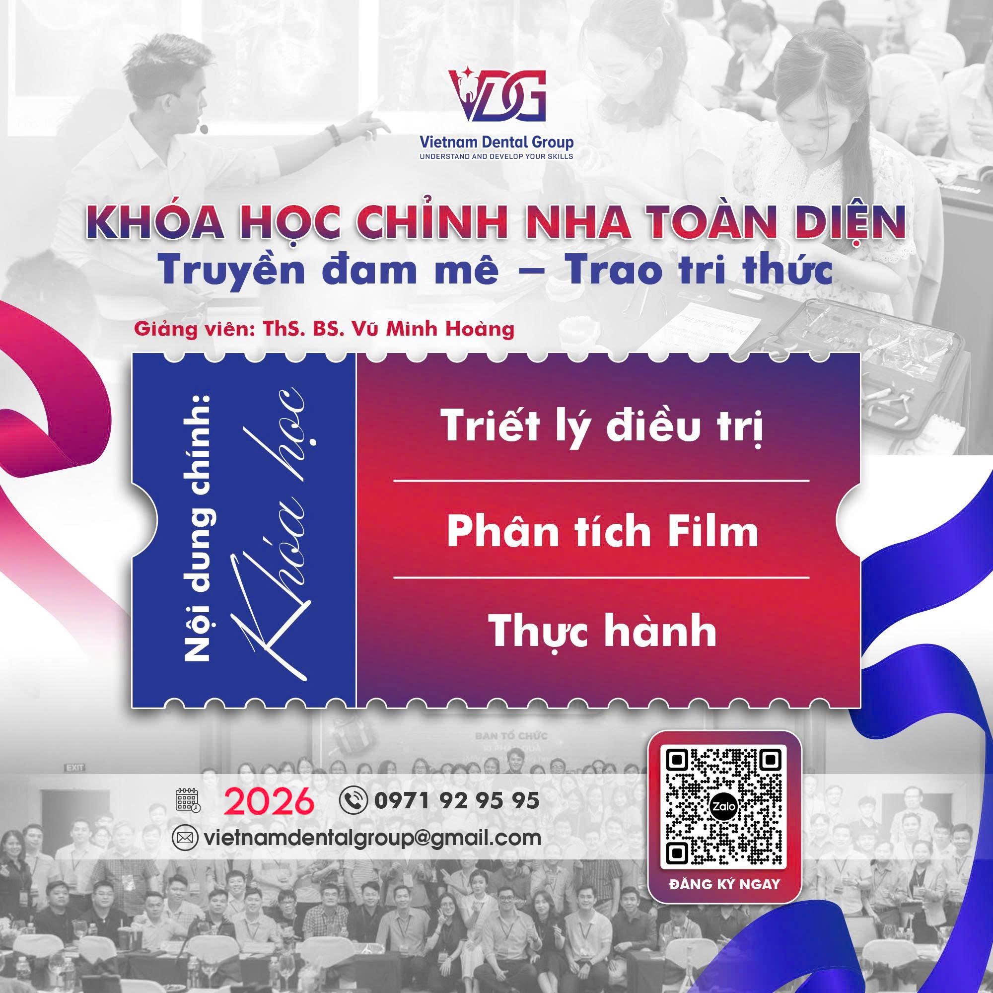 Khoá chỉnh hình Răng Mặt Chuyên sâu Ths.Bs Vũ Minh Hoàng